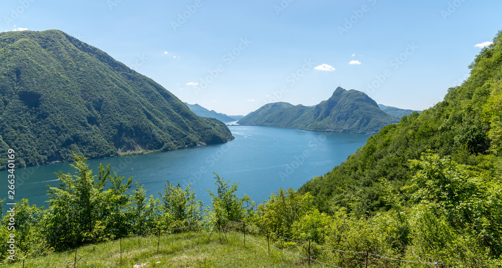 Lake of Lugano Switzerland
