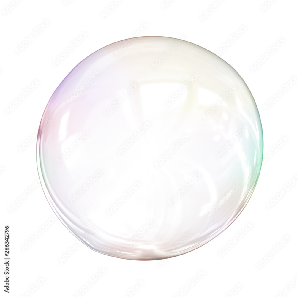 soap bubble background illustration - obrazy, fototapety, plakaty 