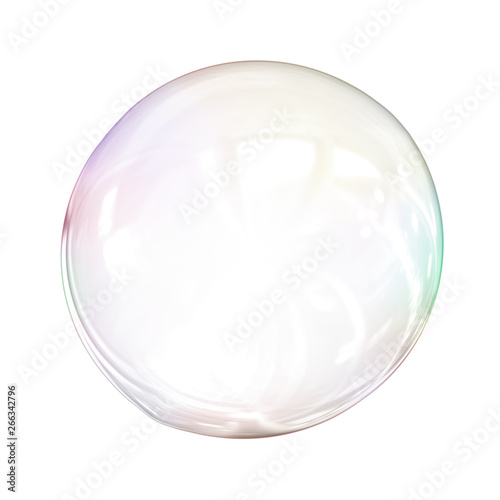 Fototapete soap bubble background illustration