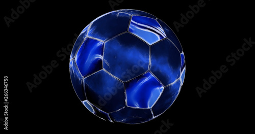 Holographic football background. Abstract sport image. Soccer ball network structure. Digital computer image. Generative picture. 3D illustration, 3D rendering