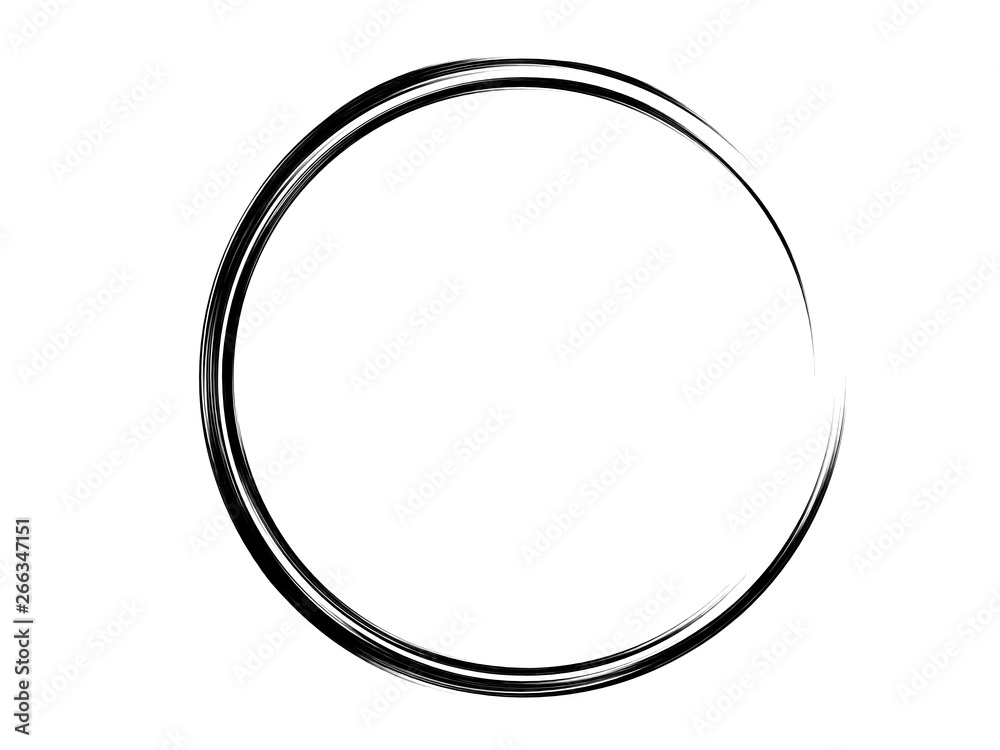 Grunge circle made of black ink for your design.Grunge oval shape. Grunge circle made of black ink for your design.Grunge oval shape.