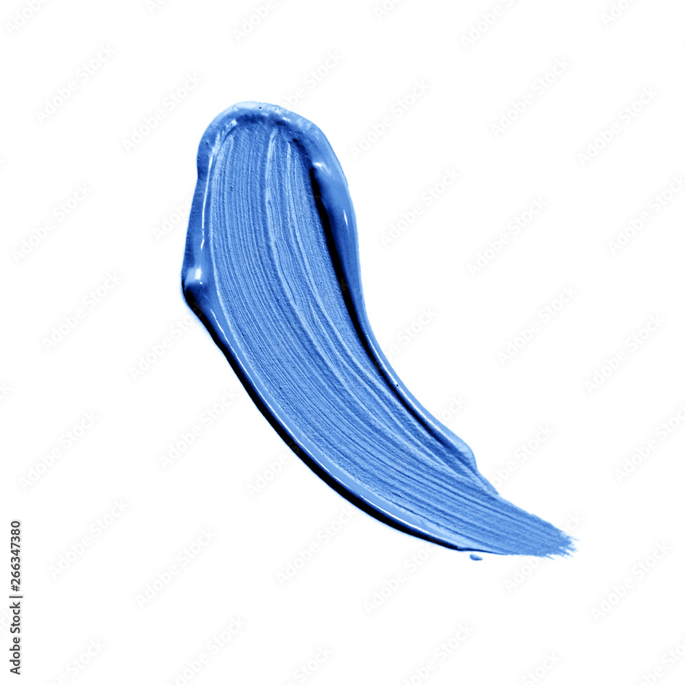 Paint brush stroke isolated on white background