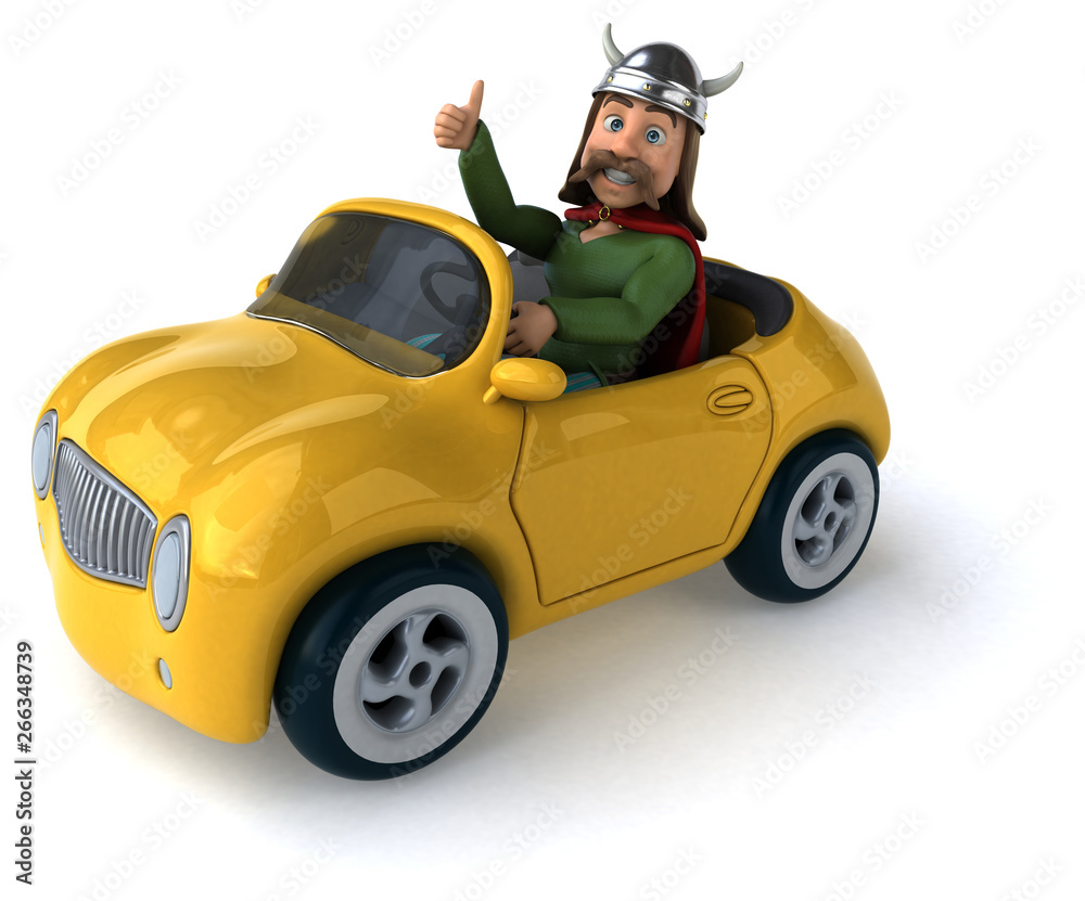 Fun Gaul - 3D Illustration Fun Gaul - 3D Illustration