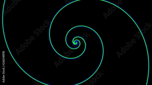 Wallpaper Mural Endless spiral. Seamless loop footage. Torontodigital.ca