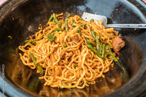 Obraz na płótnie Iron pot noodles, Inner Mongolia cuisine w salonie