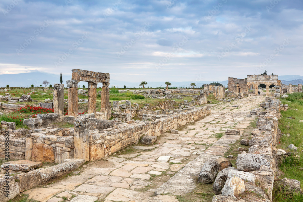 Hierapolis ancient city Pamukkale Turkey