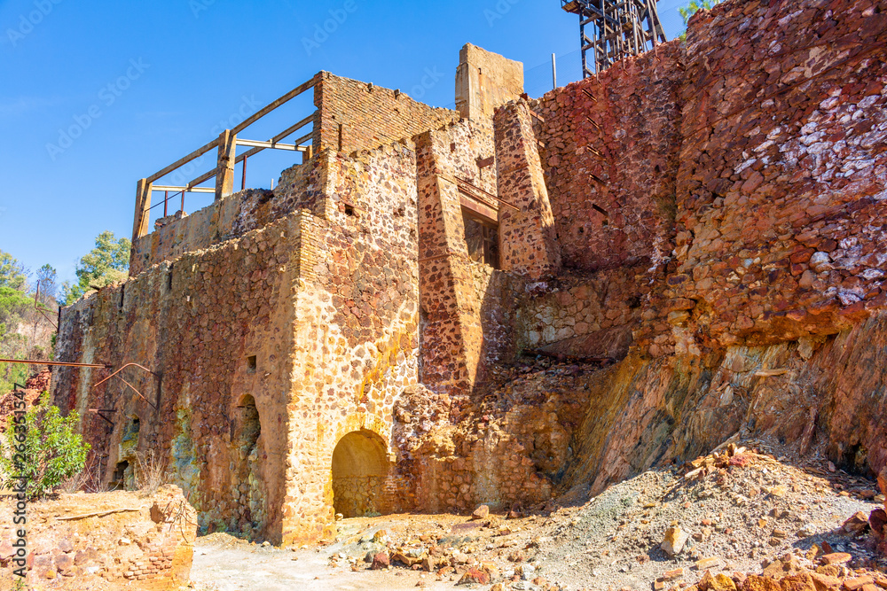 Ruins of the mine of the Peña of Hierro mine