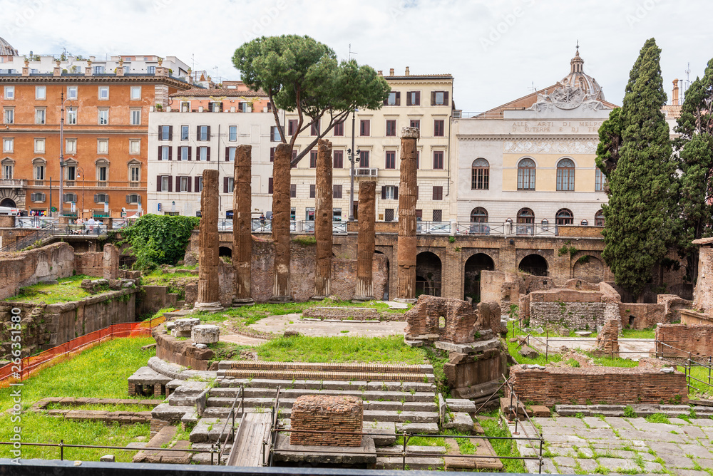 Roman Forum, Largo Argentina square, Cesare, Dead, Rome, Lazio, Italy, Europe