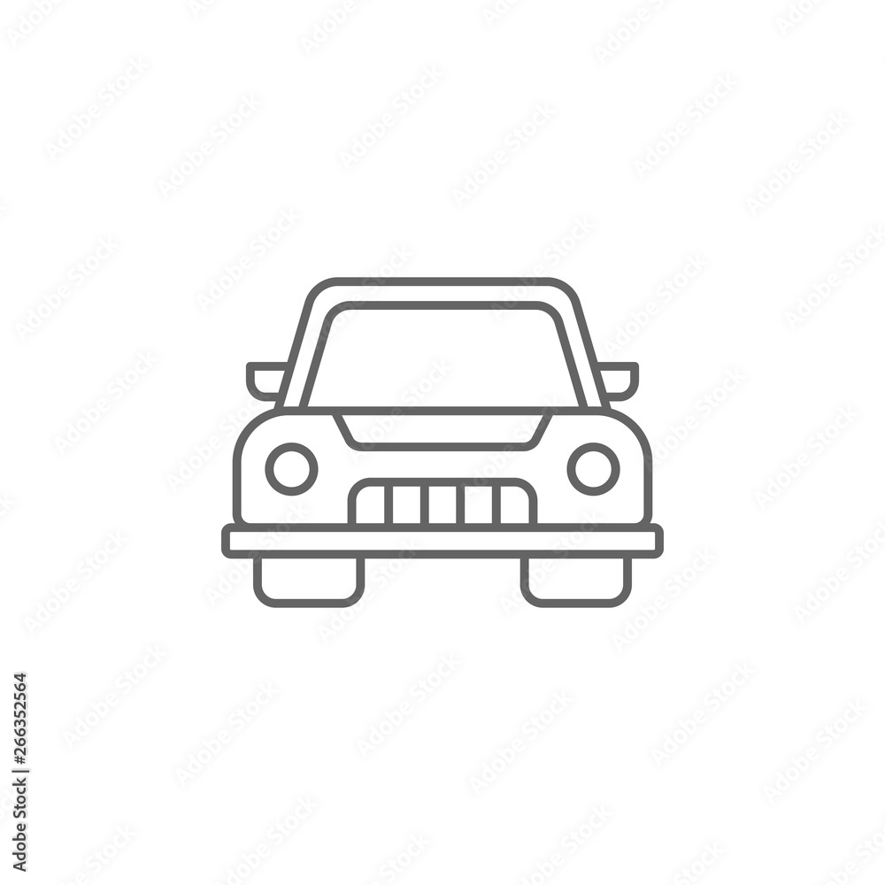 Windshield, car icon. Element of auto service icon. Thin line icon for website design and development, app development. Premium icon