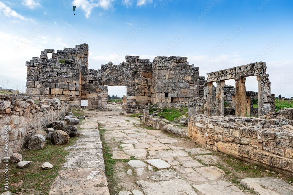 Hierapolis ancient city Pamukkale Turkey