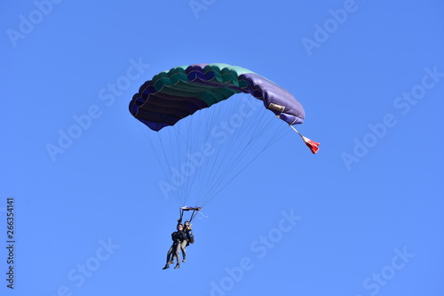 paraglider in the sky