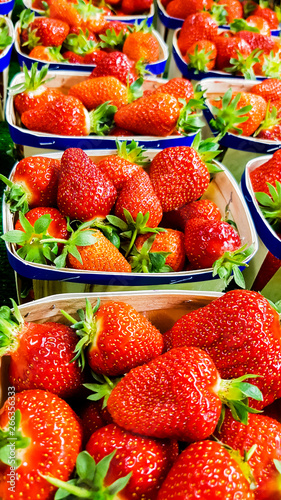 Close up of fresh red ripe ...