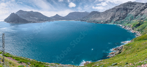 Panorama of Hout Bay, Cape town ,South Africa from Chapmans peak drive © paul