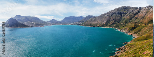 Panorama of Hout Bay, Cape town ,South Africa from Chapmans peak drive