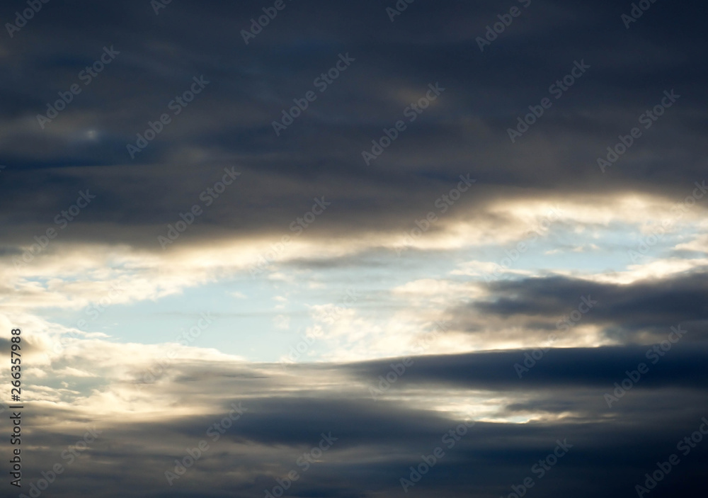 Clouds for a natural background