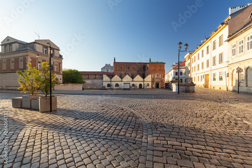 Krakow. The market of the old Jewish district of Kazimierz  photo