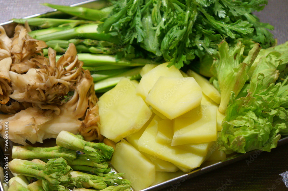 Fried Wild vegetables cuisine Tempura Fried Wild vegetables cuisine Tempura