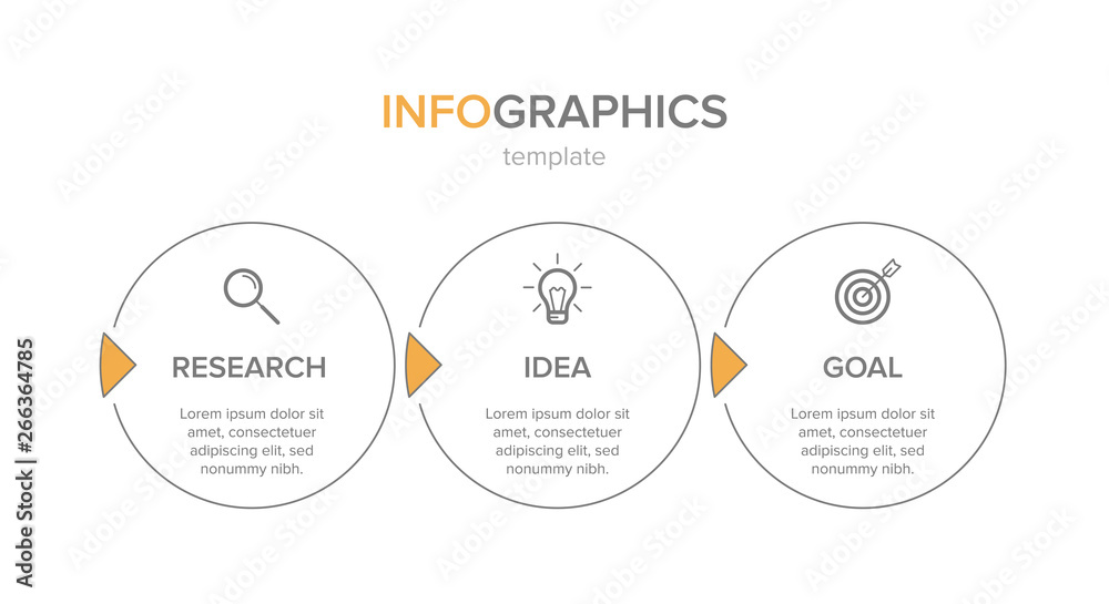 Infographic design with icons and 3 options or steps. Thin line vector. Infographics business concept. Can be used for info graphics, flow charts, presentations, web sites, banners, printed materials. Infographic design with icons and 3 options or steps. Thin line vector. Infographics business concept. Can be used for info graphics, flow charts, presentations, web sites, banners, printed materials.