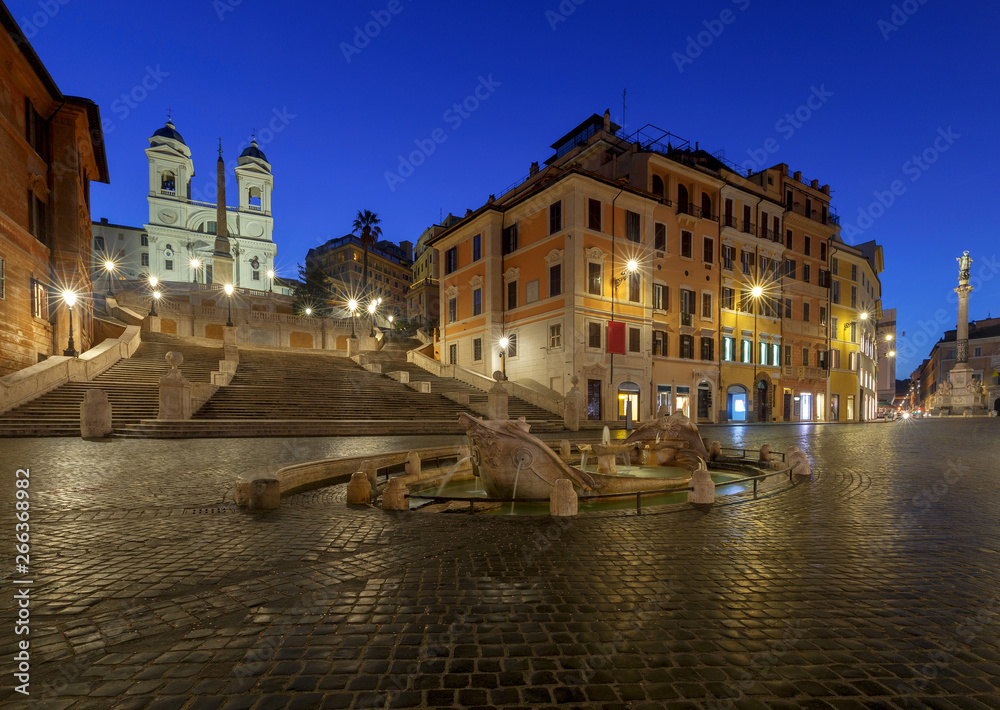 Rome. The Square of Spain.