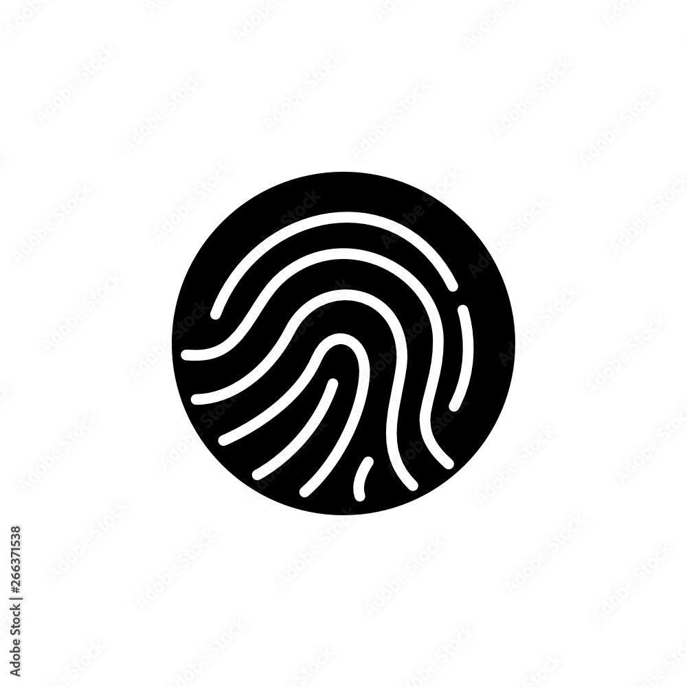 Finger Print, vector. This icon use for admin panels, website, interfaces, mobile apps Finger Print, vector. This icon use for admin panels, website, interfaces, mobile apps