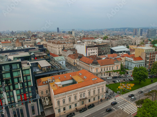 Panorama of Belgrade from above