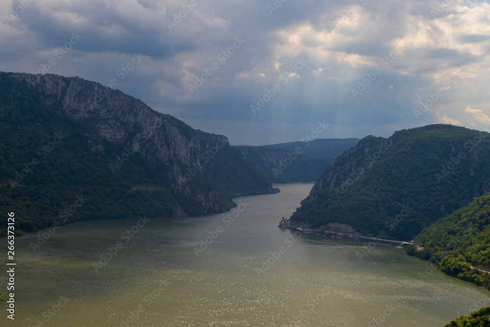 The Danube river in Serbia