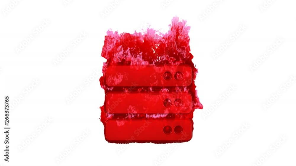 Symbol server inflames with dark fire, then burns. In - Out loop. Alpha channel Premultiplied - Matted with color white Symbol server inflames with dark fire, then burns. In - Out loop. Alpha channel Premultiplied - Matted with color white