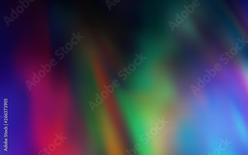 Dark Multicolor vector blurred background.