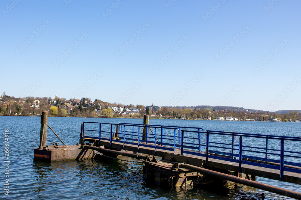 Baldeney lake, Essen, North Rhine Westphalia, Ruhr area ,Panorama View