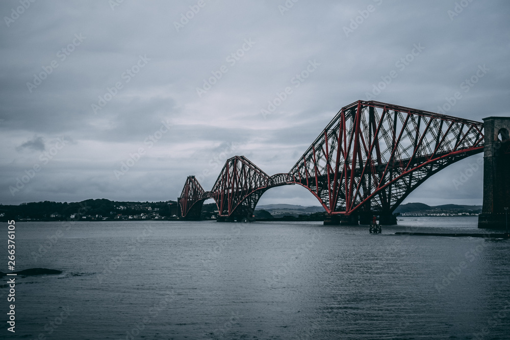 Forth Rail Bridge in Scotland