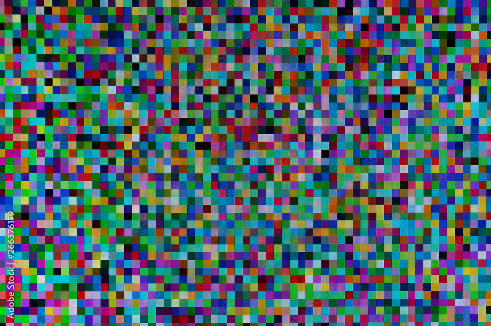 Fototapeta premium Pixel pattern of a digital glitch / Abstract background, pattern of a digital glitch.