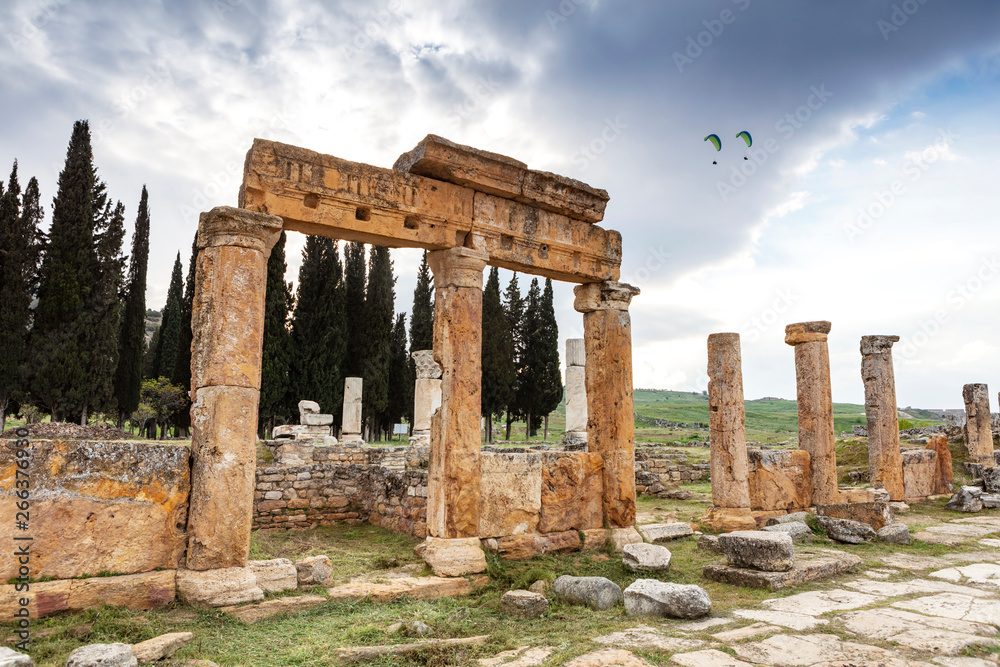 Hierapolis ancient city Pamukkale Turkey