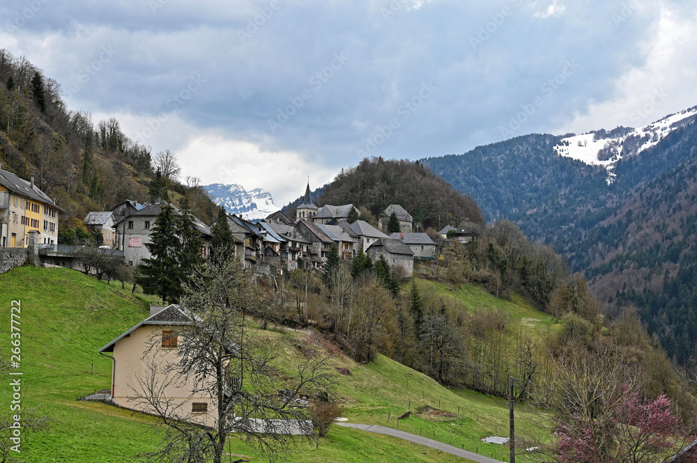 Le Châtelard-en-Bauges, Massif des  Bauges, Savoie, Auvergne-Rhône-Alpes, France