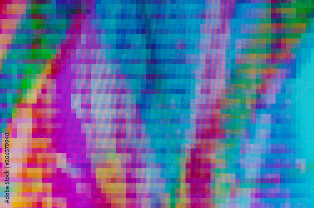 Pixel pattern of a digital glitch /Abstract background, pattern of a digital glitch.