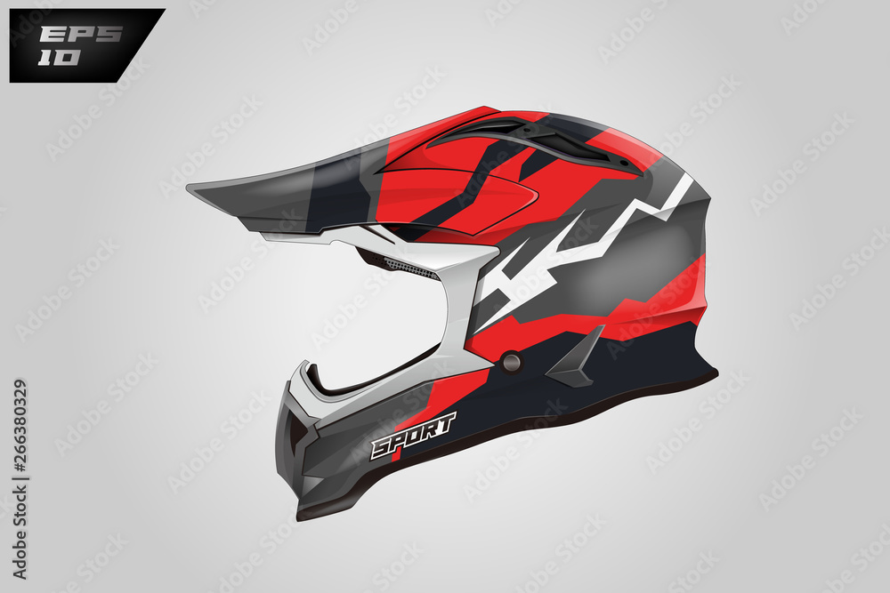 Helmet wrap motorcycle design vector . Eps 10 Helmet wrap motorcycle design vector . Eps 10