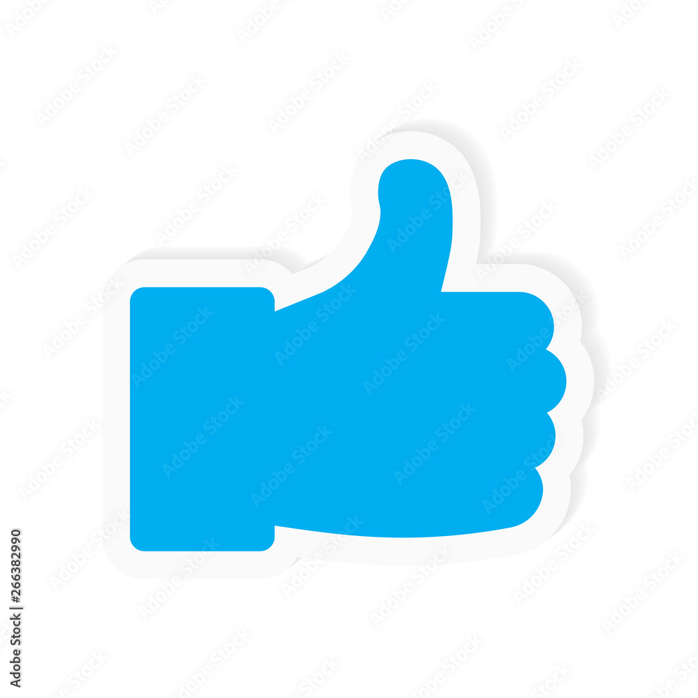 thumbs up, like icon- vector illustration thumbs up, like icon- vector illustration
