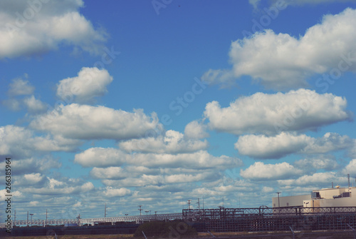 factory and clouds  © Kimberly
