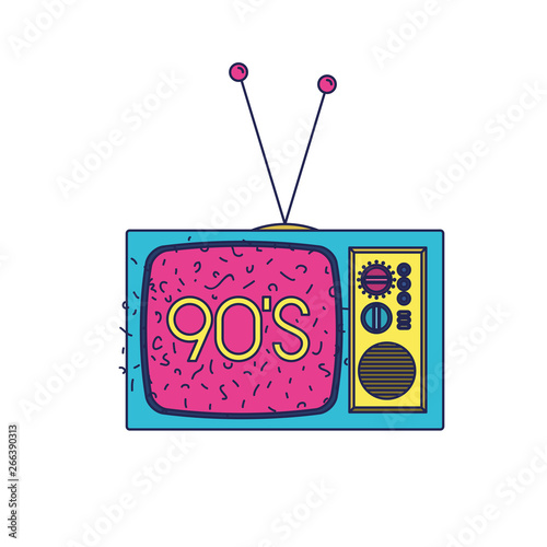 retro tv ninetys icon
