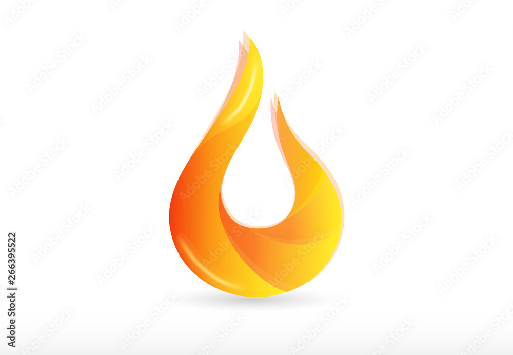 Flames Fire logo vector Flames Fire logo vector