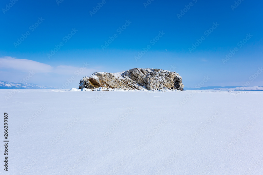 Lake Baikal in winter