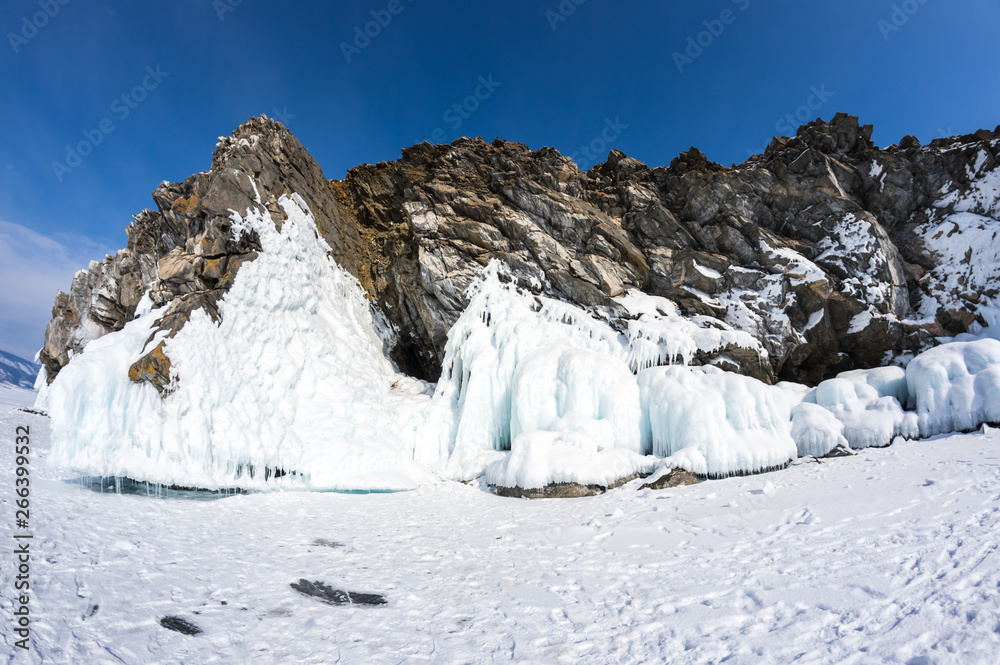 Lake Baikal in winter