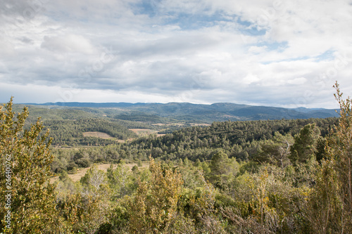 Paysage vers Lagrasse, Corbières