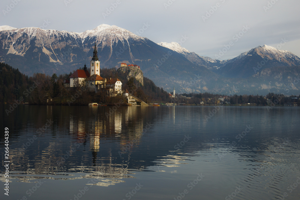 lake bled in slovenia