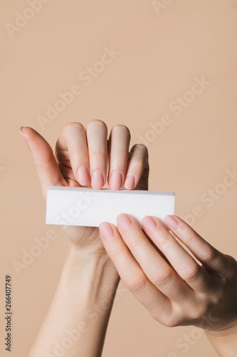 Woman Doing Manicure photo