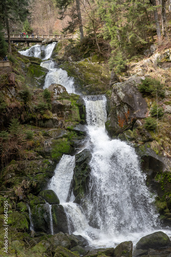 Br  cke   ber den Triberger Wasserfall im Schwarzwald