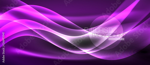 Neon light waves