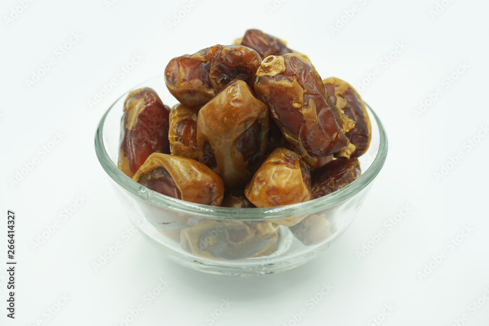 Kurma or dates fruits isolated on white background Kurma or dates fruits isolated on white background