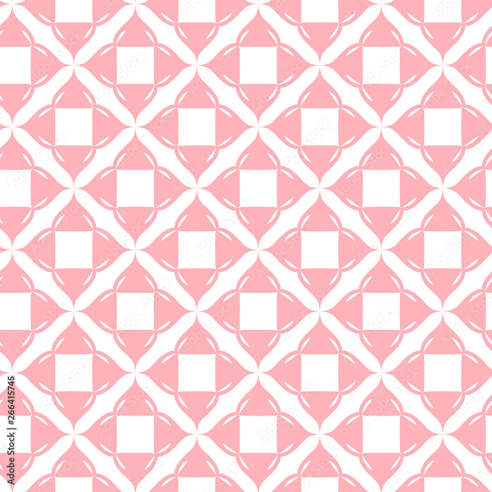 Pink pattern on white background. Seamless pattern. Pink pattern on white background. Seamless pattern.