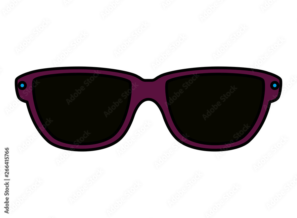 summer sunglasses accessory icon