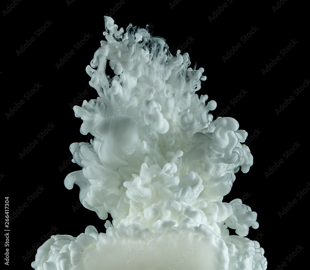 Mixing white paint Mixing white paint
